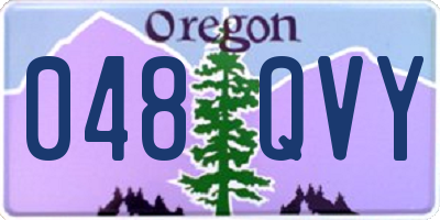 OR license plate 048QVY