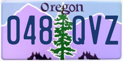 OR license plate 048QVZ