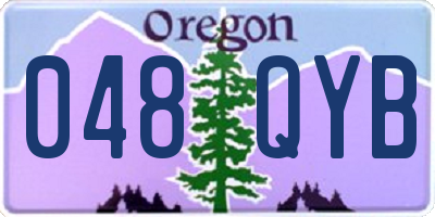 OR license plate 048QYB