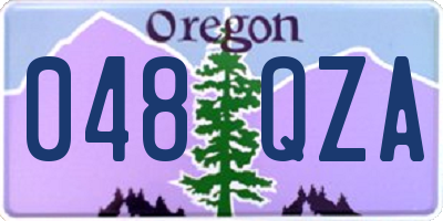OR license plate 048QZA