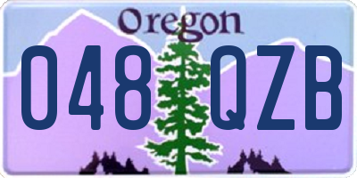 OR license plate 048QZB