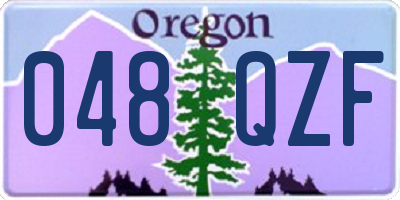 OR license plate 048QZF