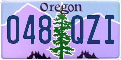 OR license plate 048QZI