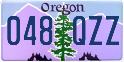 OR license plate 048QZZ