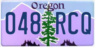 OR license plate 048RCQ