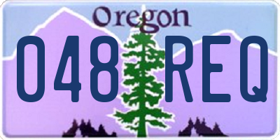 OR license plate 048REQ