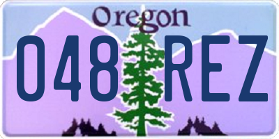 OR license plate 048REZ