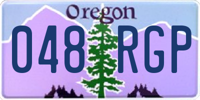 OR license plate 048RGP