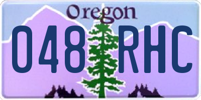 OR license plate 048RHC