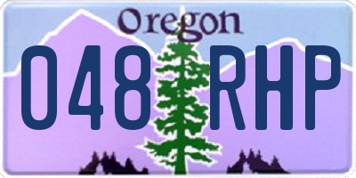 OR license plate 048RHP