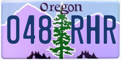 OR license plate 048RHR