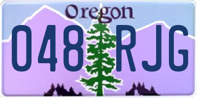 OR license plate 048RJG