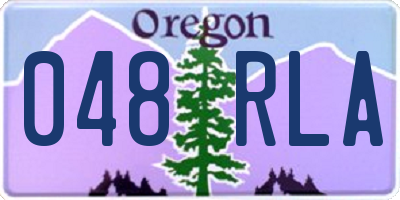 OR license plate 048RLA
