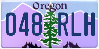 OR license plate 048RLH