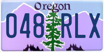 OR license plate 048RLX