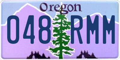 OR license plate 048RMM