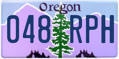 OR license plate 048RPH
