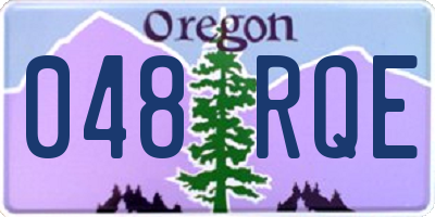 OR license plate 048RQE