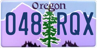 OR license plate 048RQX