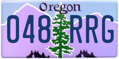 OR license plate 048RRG