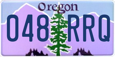 OR license plate 048RRQ