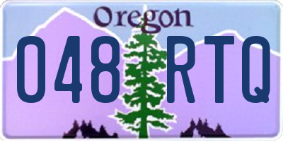 OR license plate 048RTQ