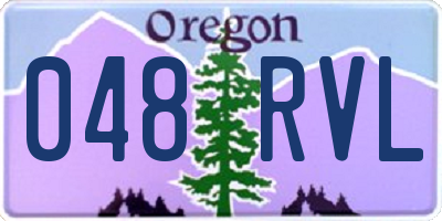 OR license plate 048RVL