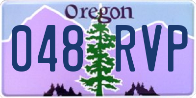OR license plate 048RVP