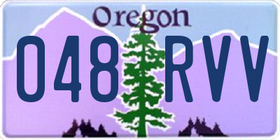 OR license plate 048RVV