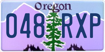 OR license plate 048RXP