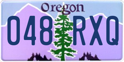 OR license plate 048RXQ