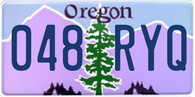 OR license plate 048RYQ