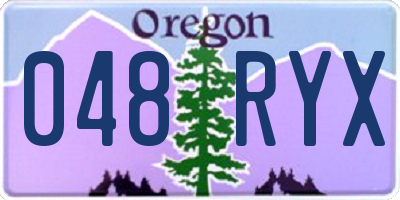 OR license plate 048RYX