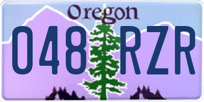 OR license plate 048RZR