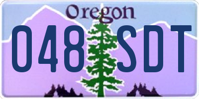 OR license plate 048SDT