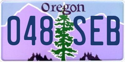 OR license plate 048SEB