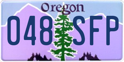 OR license plate 048SFP
