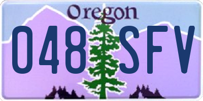 OR license plate 048SFV