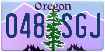 OR license plate 048SGJ