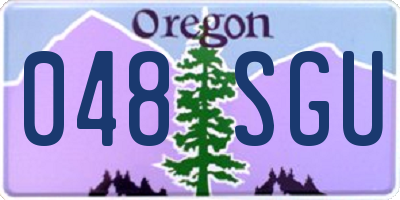 OR license plate 048SGU