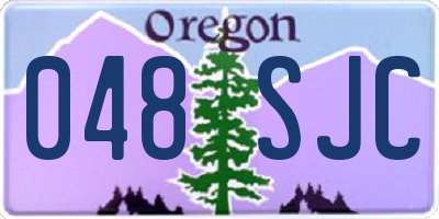 OR license plate 048SJC