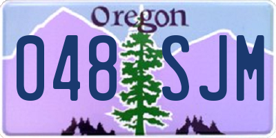 OR license plate 048SJM