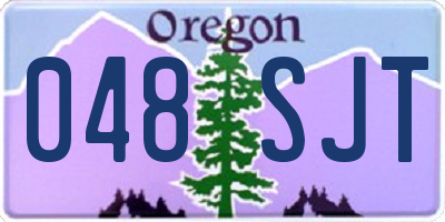 OR license plate 048SJT