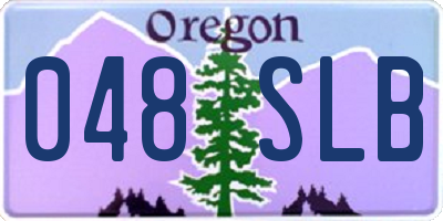 OR license plate 048SLB