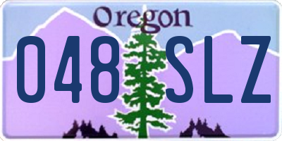 OR license plate 048SLZ
