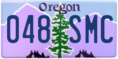 OR license plate 048SMC