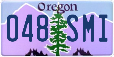 OR license plate 048SMI