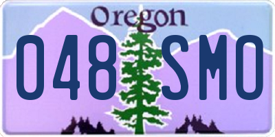 OR license plate 048SMO