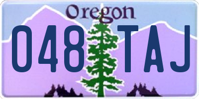 OR license plate 048TAJ
