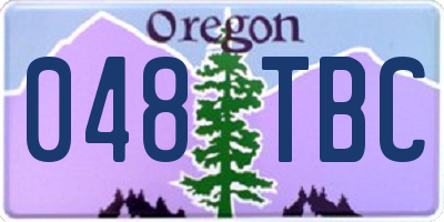 OR license plate 048TBC